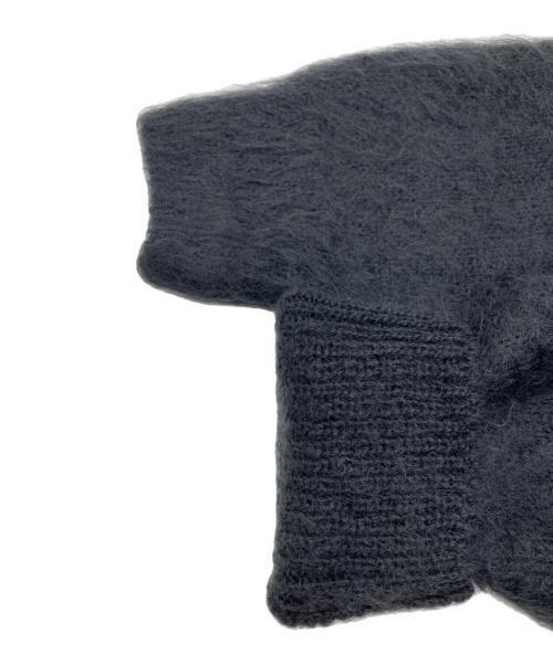 AURALEE（オーラリー）AURALEE (オーラリー) BRUSHED SUPER KID MOHAIR KNIT POLO ブラック サイズ:5の古着・服飾アイテム