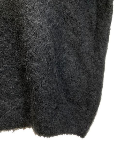 AURALEE（オーラリー）AURALEE (オーラリー) BRUSHED SUPER KID MOHAIR KNIT POLO ブラック サイズ:5の古着・服飾アイテム