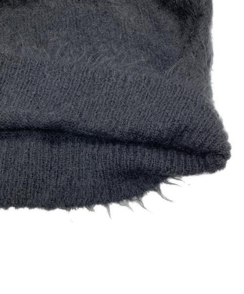 AURALEE（オーラリー）AURALEE (オーラリー) BRUSHED SUPER KID MOHAIR KNIT POLO ブラック サイズ:5の古着・服飾アイテム