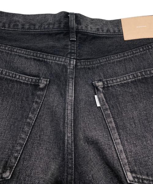 Graphpaper（グラフペーパー）Graphpaper (グラフペーパー) Selvage Denim Five Pocket Wide Straight Pants ブラック サイズ:3の古着・服飾アイテム