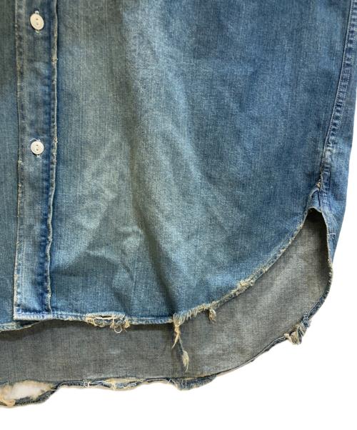 MARKA（マーカ）MARKA (マーカ) DAMAGE SHIRT/ダメージシャツ インディゴ サイズ:2の古着・服飾アイテム