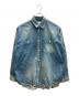 MARKA（マーカ）の古着「DAMAGE SHIRT/ダメージシャツ」｜インディゴ