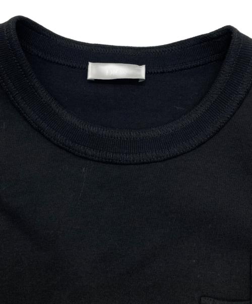 Dior（ディオール）Dior (ディオール) sacai (サカイ) コットン×ナイロン ドッキングプルオーバー/Cotton x Nylon Docking Pullover ブラック サイズ:Sの古着・服飾アイテム