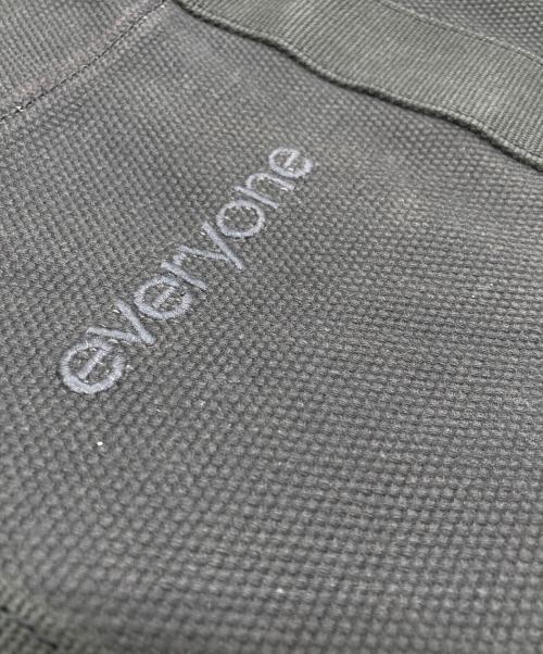 everyone（エブリワン）everyone (エブリワン) canvas big tote (CHARCOAL) ブラックの古着・服飾アイテム