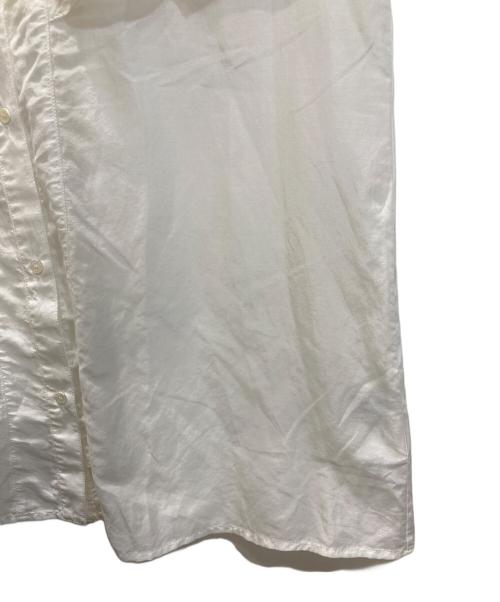 Spick and Span（スピック＆スパン）Spick and Span (スピック＆スパン) コットンシルクティアードフリルスリーブブラウス ホワイト サイズ:Freeの古着・服飾アイテム