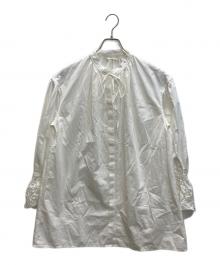 IENA（イエナ）の古着「オーガニックコットン スキッパーチュニックブラウス」｜ホワイト