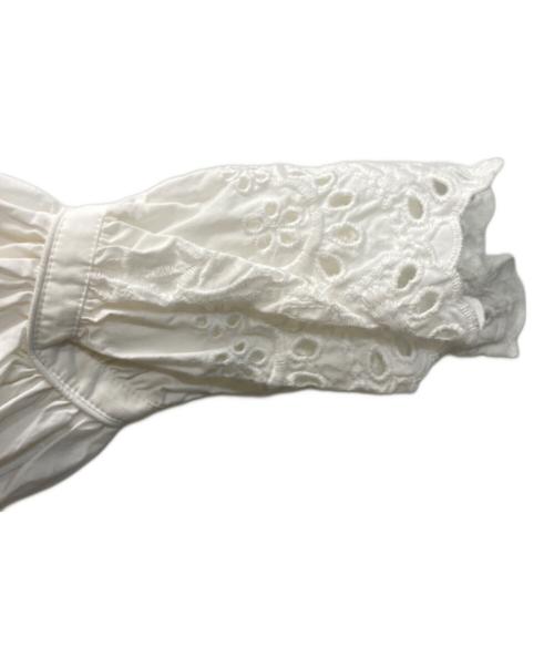 IENA（イエナ）IENA (イエナ) オーガニックコットン スキッパーチュニックブラウス ホワイト サイズ:表記無しの古着・服飾アイテム