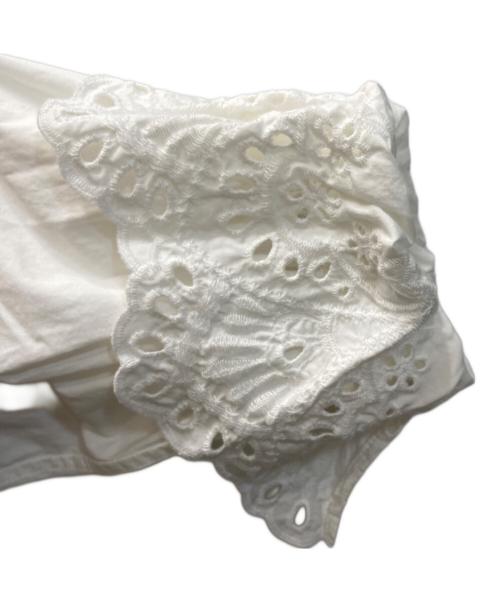 IENA（イエナ）IENA (イエナ) オーガニックコットン スキッパーチュニックブラウス ホワイト サイズ:表記無しの古着・服飾アイテム