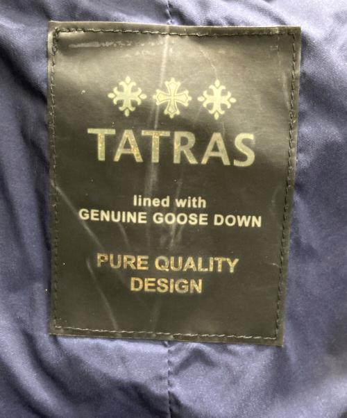 TATRAS（タトラス）TATRAS (タトラス) ビッグカラーロングダウンコート ネイビー サイズ:02の古着・服飾アイテム