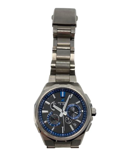CASIO（カシオ）CASIO (カシオ) オシアナス リストウォッチ ブルー×ブラックの古着・服飾アイテム