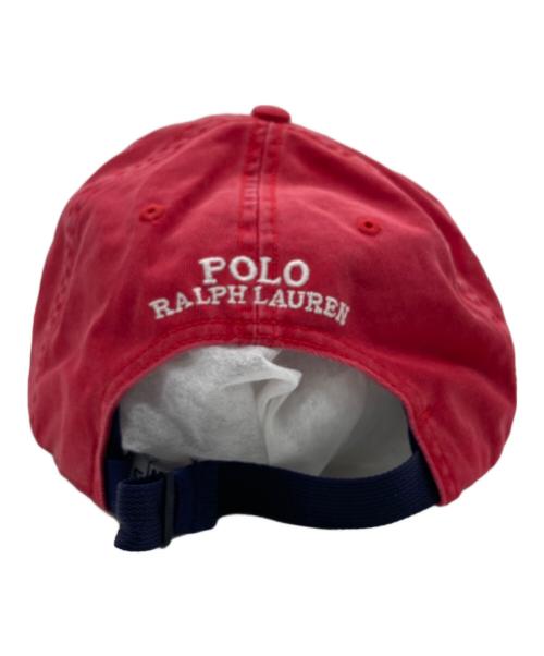 POLO RALPH LAUREN（ポロ・ラルフローレン）POLO RALPH LAUREN (ポロ・ラルフローレン) RL-93 キャップ レッド 未使用品の古着・服飾アイテム