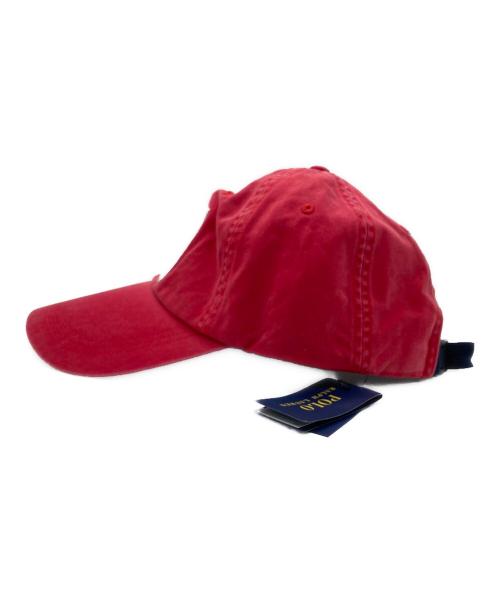 POLO RALPH LAUREN（ポロ・ラルフローレン）POLO RALPH LAUREN (ポロ・ラルフローレン) RL-93 キャップ レッド 未使用品の古着・服飾アイテム