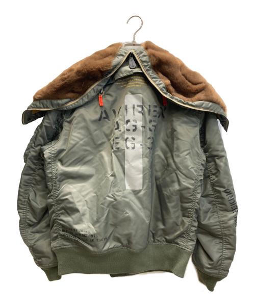 AVIREX（アヴィレックス）AVIREX (アヴィレックス) MA-1 REMODEL MARK2/エムエー1リモデルマーク2 オリーブ サイズ:SIZE L 未使用品の古着・服飾アイテム