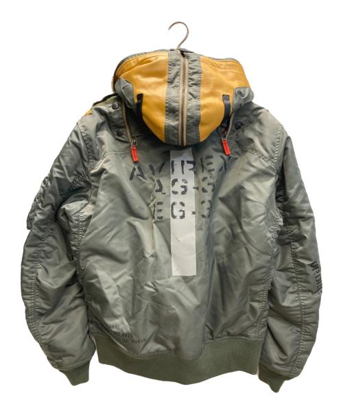 AVIREX（アヴィレックス）AVIREX (アヴィレックス) MA-1 REMODEL MARK2/エムエー1リモデルマーク2 オリーブ サイズ:SIZE L 未使用品の古着・服飾アイテム