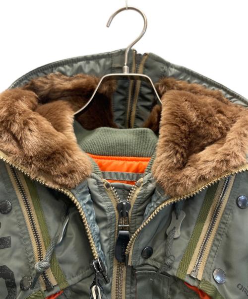 AVIREX（アヴィレックス）AVIREX (アヴィレックス) MA-1 REMODEL MARK2/エムエー1リモデルマーク2 オリーブ サイズ:SIZE L 未使用品の古着・服飾アイテム