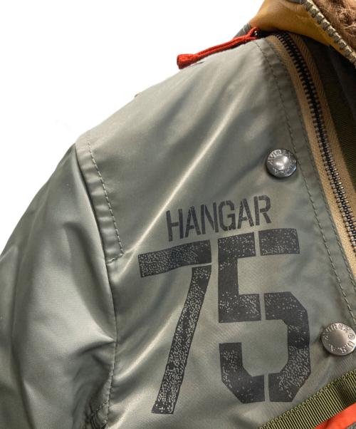 AVIREX（アヴィレックス）AVIREX (アヴィレックス) MA-1 REMODEL MARK2/エムエー1リモデルマーク2 オリーブ サイズ:SIZE L 未使用品の古着・服飾アイテム