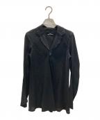 tricot COMME des GARCONSトリココムデギャルソン）の古着「シアースキッパーブラウス」｜ブラック