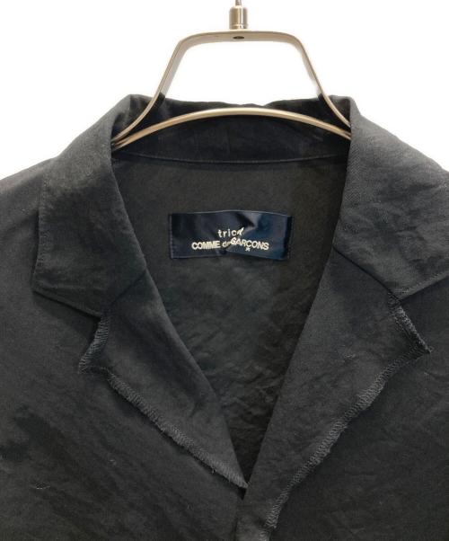 tricot COMME des GARCONS（トリココムデギャルソン）tricot COMME des GARCONS (トリココムデギャルソン) シアースキッパーブラウス ブラック サイズ:表記無しの古着・服飾アイテム