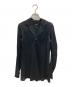 tricot COMME des GARCONS（トリココムデギャルソン）の古着「シアースキッパーブラウス」｜ブラック