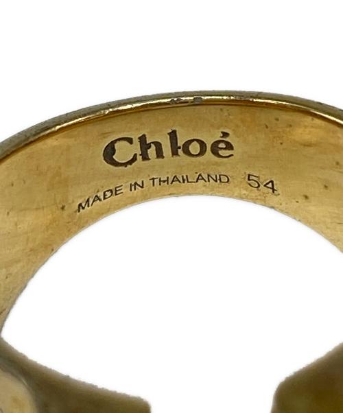 Chloe（クロエ）Chloe (クロエ) 「K」アルファベットリング ゴールド サイズ:13号の古着・服飾アイテム
