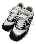 NEW BALANCEニューバランス）の古着「ローカットスニーカー」｜ホワイト×ブラック