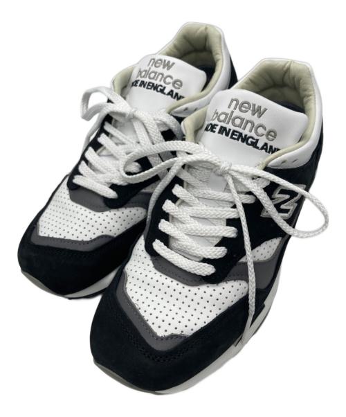 NEW BALANCE（ニューバランス）NEW BALANCE (ニューバランス) ローカットスニーカー ホワイト×ブラック サイズ:SIZE UK7 1/2 (26.5cm)の古着・服飾アイテム