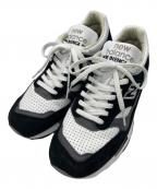 NEW BALANCEニューバランス）の古着「ローカットスニーカー」｜ホワイト×ブラック