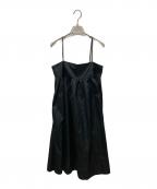 ）の古着「Taffeta Camisole ドレス」｜ブラック