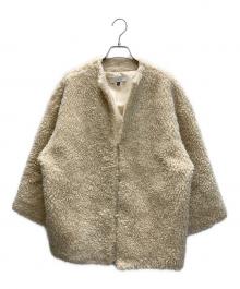 a point etc（アー ポワン ウテセ）の古着「ファーブルゾン」｜ベージュ