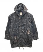 DIESELディーゼル）の古着「ナイロンフーデッドジャケット」｜ブラウン
