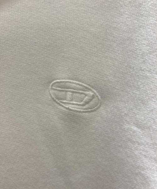 DIESEL（ディーゼル）DIESEL (ディーゼル) プルオーバーパーカー ホワイト サイズ:SIZE Sの古着・服飾アイテム