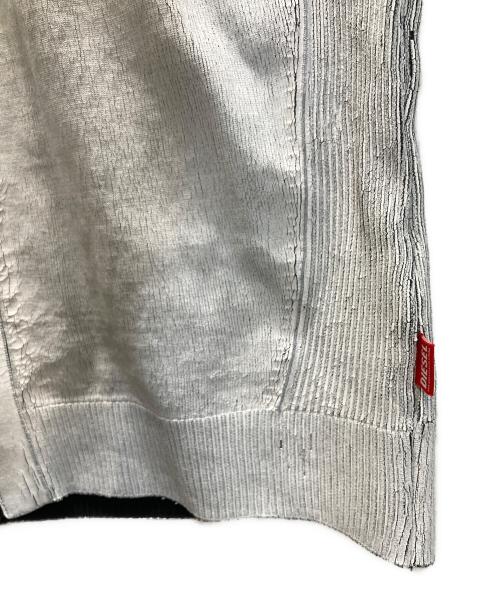 DIESEL（ディーゼル）DIESEL (ディーゼル) K-Dirtone ジップアップジャケット ホワイト サイズ:SIZE S 未使用品の古着・服飾アイテム