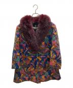 YAMAOKAヤマオカ）の古着「ファー中綿コート」｜マルチカラー