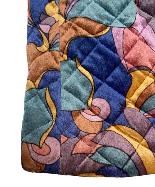 YAMAOKA（ヤマオカ）yamaoka (ヤマオカ) ファー中綿コート マルチカラー サイズ:表記無しの古着・服飾アイテム