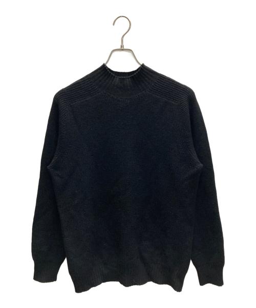 GRAN SASSO（グランサッソ）GRAN SASSO (グランサッソ) モックネックニット ブラック サイズ:SIZE 50の古着・服飾アイテム