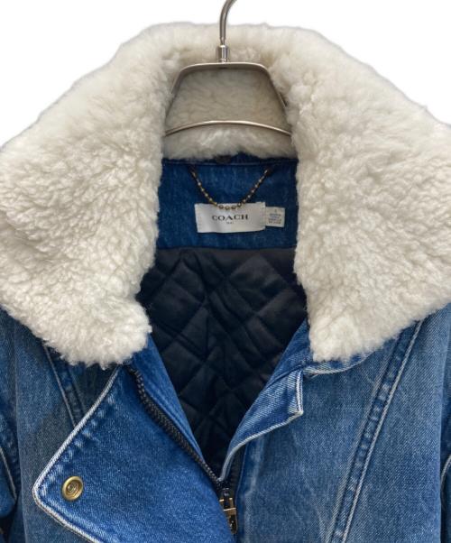 COACH（コーチ）COACH (コーチ) デニムボンバーファージャケット インディゴの古着・服飾アイテム