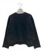Acne studiosアクネ ストゥディオス）の古着「サイドジップニット」｜ブラック