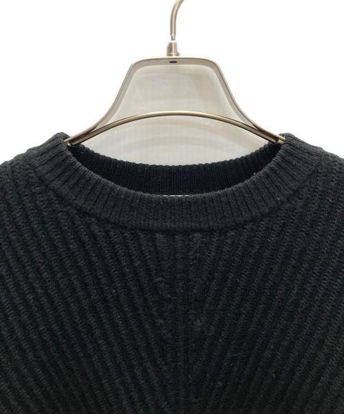 Acne studios（アクネ ストゥディオス）ACNE STUDIOS (アクネ ストゥディオス) サイドジップニット ブラック サイズ:SIZE XXSの古着・服飾アイテム