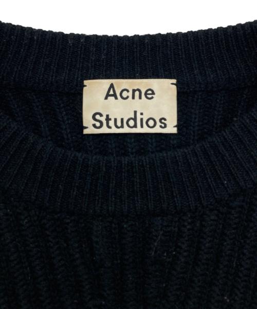 Acne studios（アクネ ストゥディオス）ACNE STUDIOS (アクネ ストゥディオス) サイドジップニット ブラック サイズ:SIZE XXSの古着・服飾アイテム