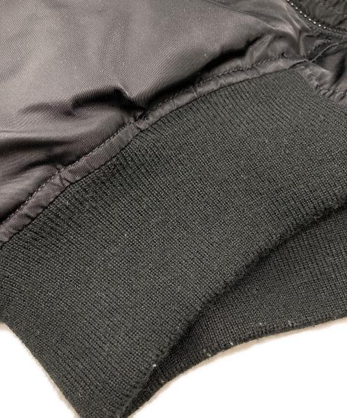 AVIREX（アヴィレックス）AVIREX (アヴィレックス) COMMERCIAL LOGO MA-1フライトジャケット ブラック サイズ:SIZE Lの古着・服飾アイテム