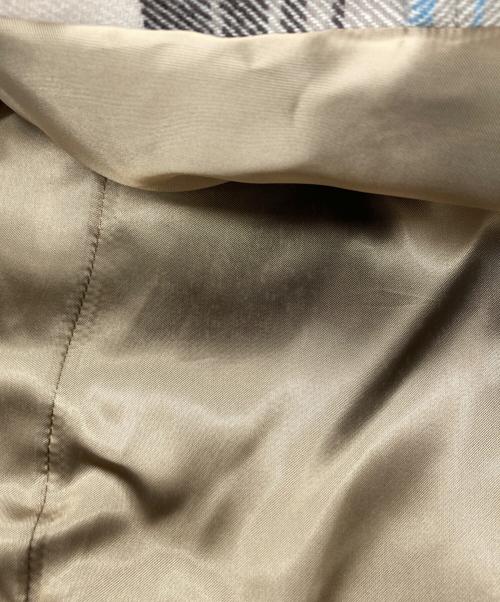 AURALEE（オーラリー）AURALEE (オーラリー) WOOL CHECK MELTON LONG SOUTIEN COLLAR COAT マルチカラー サイズ:SIZE 4の古着・服飾アイテム