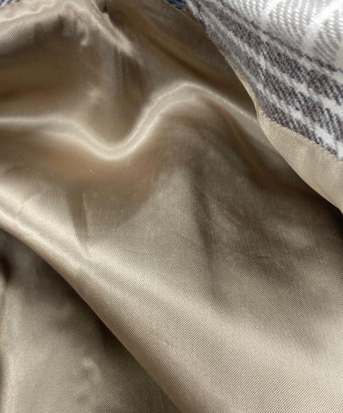 AURALEE（オーラリー）AURALEE (オーラリー) WOOL CHECK MELTON LONG SOUTIEN COLLAR COAT マルチカラー サイズ:SIZE 4の古着・服飾アイテム