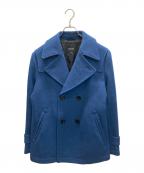 BURBERRY BLACK LABELバーバリーブラックレーベル）の古着「Pコート」｜ネイビー