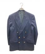 Burberry'sバーバリー）の古着「金釦ダブルジャケット」｜ネイビー