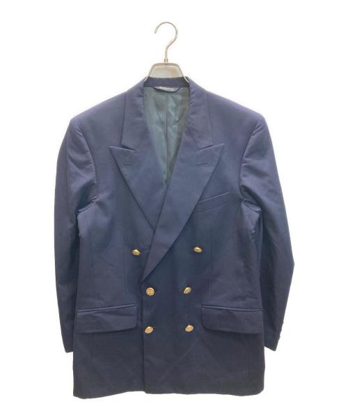 Burberry's（バーバリー）Burberry's (バーバリー) 金釦ダブルジャケット ネイビー サイズ:SIZE 38の古着・服飾アイテム