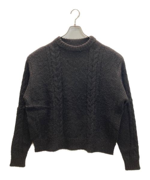 MARKAWARE（マーカウェア）MARKAWARE (マーカウェア) FISHERMAN CREW NECK JUMPER ブラウン サイズ:1の古着・服飾アイテム