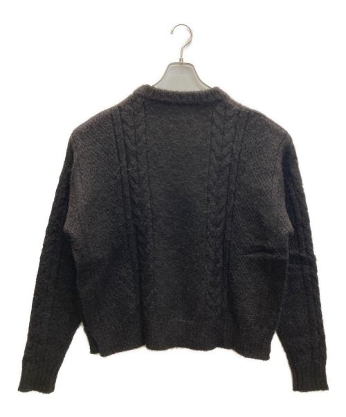 MARKAWARE（マーカウェア）MARKAWARE (マーカウェア) FISHERMAN CREW NECK JUMPER ブラウン サイズ:1の古着・服飾アイテム