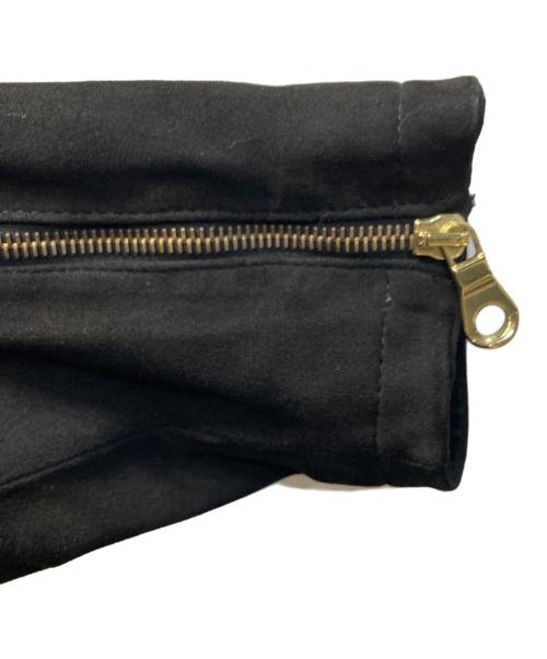 Cinquanta（チンクワンタ）Cinquanta (チンクワンタ) スウェードダブルライダースジャケット ブラック サイズ:46の古着・服飾アイテム