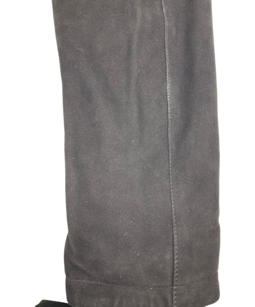 Cinquanta（チンクワンタ）Cinquanta (チンクワンタ) スウェードダブルライダースジャケット ブラック サイズ:46の古着・服飾アイテム