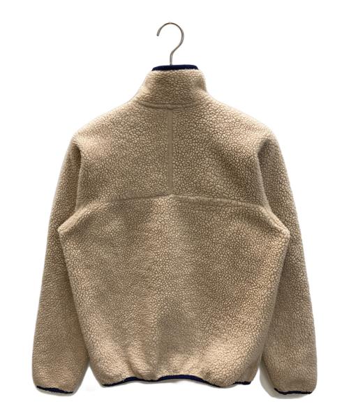 Patagonia（パタゴニア）Patagonia (パタゴニア) ベビーレトロカーディガン ベージュ×ネイビー サイズ:Sの古着・服飾アイテム